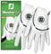 FootJoy WeatherSof Damen Golfhandschuh, Weiß, 2er-Pack