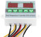 ZFX-ST3012 Intelligenter Digitaler Temperaturregler-Thermostat, -50℃-110℃ Elektrischer Mikrocomputer-Thermostat, Dual-Temperaturreglerschalter mit Wasserdichter Sonde (12V)