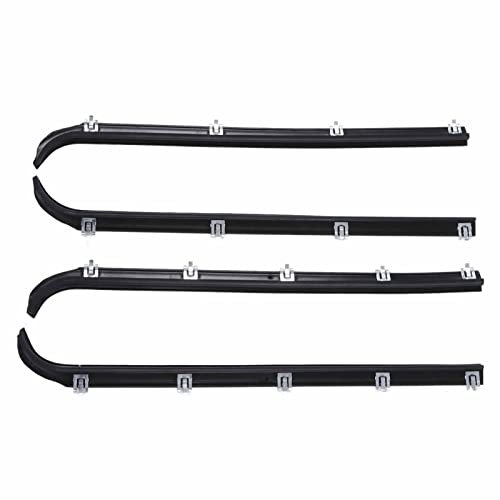 4 Pièces Joints de Feutre de Balayage de Fenêtre, AM-41543318 Kit de Coupe-froid Universel pour Balayage de Fenêtre, Kit de Coupe-froid, Remplacement de Joint de Garniture en Feutre de Balayage de Fen