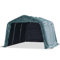 Willood Weidezelt Wasserfest Weidehütte Offenstall Weide Unterstand Weideunterstand Schafe Pferde Kühe Stall Shelter PVC 3,7x3,7 m Grün