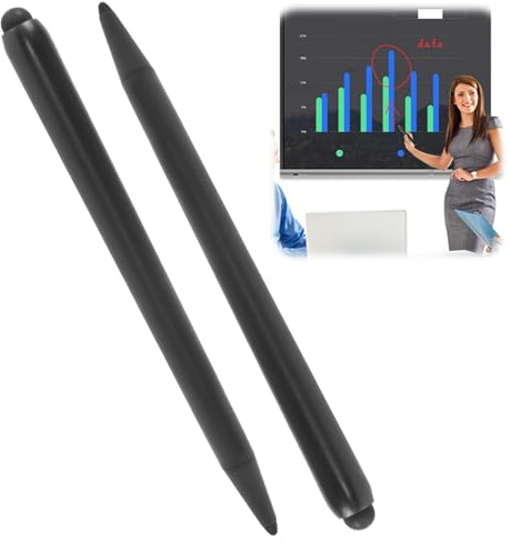 Lot de 2 stylets pour écran tactile capacitif universel pour écran tactile - Stylet numérique interactif ABS pour conférences, formations, salles d'exposition (pas pour ordinateurs portables)