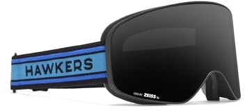 HAWKERS Skibrillefür ARTIK Small Black Blue Männer und Frauen - Schneebrillen in verschiedenen Farben und Modellen - Snow Goggles