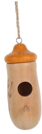 POPETPOP Pilz-Kolibri- Dekoratives Vogelhaus Vogelfütterer Futterhaus für Vögel Tor Tor Charmantes Vogelhaus Kolibri im Freien Kolibri- im Freien Gartenbedarf Kolibri-Nest Holz