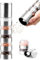 Zolmer Molinillo modular de sal y pimienta 3 en 1 – Molinillo de sal y pimienta de acero inoxidable – Molinillo de sal y pimienta con 5 compartimentos – Molinillo de sal y sal – Recargable y moderno