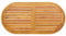 vidaXL Tischplatte 110x55x2,2 cm Oval Massivholz Akazie