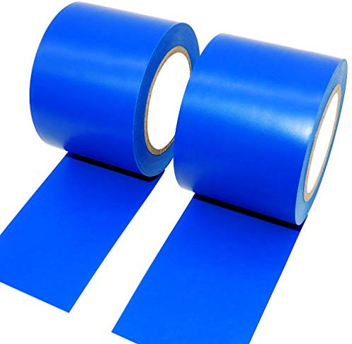 ALBOYI Isolierband 2 Rollen, 50 mm x 15 m Elektro-Isolierband Selbstklebendes, PVC Klebeband Wasserdichtfür für Isolieren, Reparieren, Bündeln von Kabeln, Schwer Entflammbar, Blau