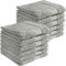 REDBEST Handtuchset, Frottierset 12er-Pack Chicago grau Größe 50x80 cm - saugstark, strapazierfähig, ideal für Reisen, Sport (weitere Farben)