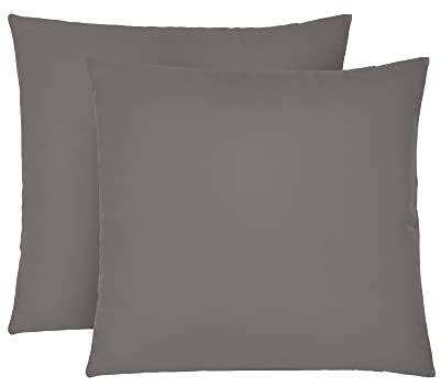 biberna Feinjersey Kopfkissenbezug 0077144 2X 80x80 cm Silbergrau