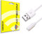 actecom Cable de Carga USB para Reloj Inteligente - Conector Magnético 4 Pines, 65cm, Blanco 7,8 mm Base Magnética Varios modelos smartwatches