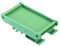 sourcing map PCB DIN Schienenmontage Träger Leiterplattenmontage Halter 100x60mm Grün