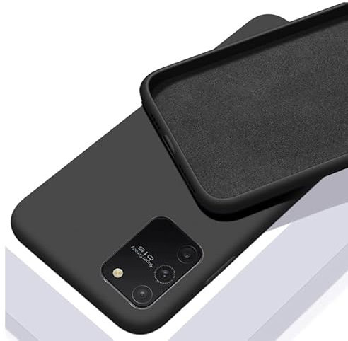 Cracksin Hülle Kompatibel mit Samsung Galaxy S10 Lite Hochwertiges Liquid Silikone Case weiche TPU Stoßfest Handyhülle Kratzfestes Rundumschutz Flexible Cover