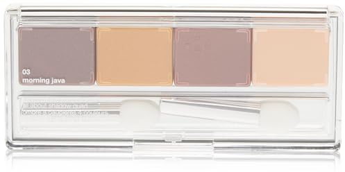 Clinique All About Shadow™ Quad | Langanhaltender Lidschatten in 4 opulenten Farben | wischfest + farbtreu + sicher für empfindliche Augen