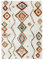 sweeek - Tapis intérieur Shaggy. Style berbère. Poils Longs. crème et Multicolore 120 x 170cm