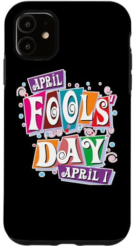 Hülle für iPhone 11 Aprilscherz Lustiger Witz Streich Silly Prankster Class Clown