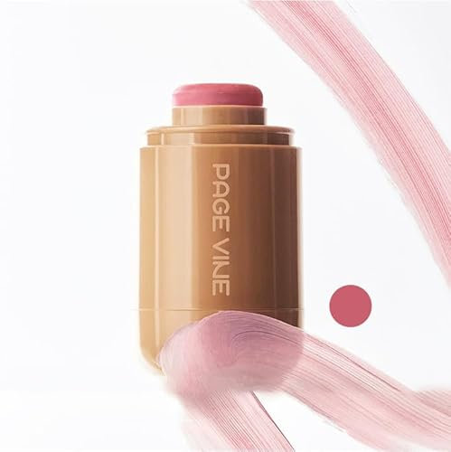 Pocket Blush Stick,3-in-1 Aufbaubarer,Natürlicher,Matter Rouge-Stick Für Wangen,Augen Und Lippen,Feuchtigkeitsspendende Formel,Nicht Fettend,Hält Den Ganzen Tag,Einfache Anwendung (05#Sleep Girl)