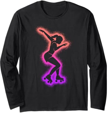 Rollschuh Damen Roller Skating Kinder Rollschuhe Mädchen Langarmshirt