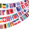 Eurovision Europäische Flagge Wimpelkette, 37 Länder Doppelseitige Stoff-Wimpelkette Europäische Flagge Bunting für Eurovision 2025 Song Contest Party Bar Club Garten Straße Deko