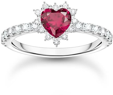 THOMAS SABO 2 Herz-Ring Romance Silber Recyceltes 925 Silber TR2484-013-10