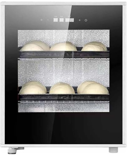 UIBAO Machine de Fermentation Électrique 40L Boîte de Levée de Pâte, Fermentation Uniforme Chauffage Homogène, Sécurité Surchauffe, 2 Grilles, Boulangerie Maison, pour Pain Yaourt Levain
