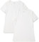 Amazon Essentials Women's Regular-Fit Short-Sleeve Crewneck T-Shirt, Pack of 2, White, S