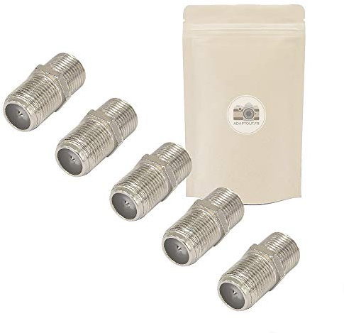 5X Koaxial-Schraubverbinder Typ F Buchse zu Koaxial Typ F Buchse