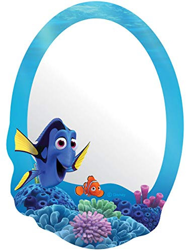 alles-meine.de GmbH Kinder Wandspiegel - Acryl Spiegel - bruchsicher unzerbrechlich - Disne. Findet Nemo - Fisch Dory - selbstklebend & wiederverwendbar - Acrylglas - 22 cm - Wan..