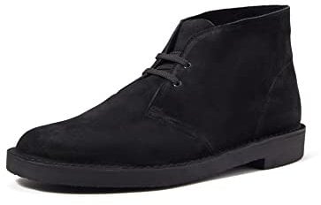 Clarks Bushacre 3, Stivali Uomo, Black Sde, 40 EU