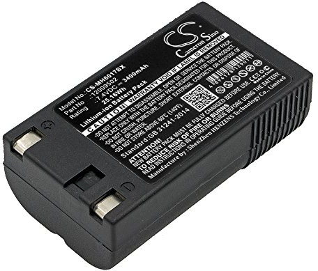 CS-MH6017BX Akku 3400mAh Kompatibel mit [Handiprinter] 6017, für [Monarch] 6017 Handiprint, 6032, 6032 Pathfinder, 6039, 6039 Pathfinder, 9460 Sierra Sport, Sierra Sport 2, für [Paxar] Handiprinter