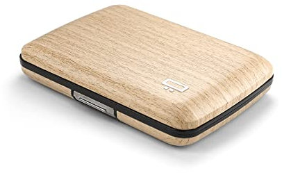 Porte-Cartes en Aluminium avec Fermoir en métal, Protection RFID Contre la fraude et la démagnétisation, Portefeuille Compact, modèle Smart Case Oslo