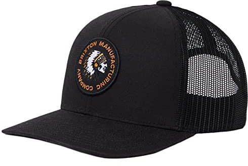 Brixton Herren Rival Stamp X Mp net Baseball Cap, Schwarz, Einheitsgröße EU