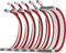 AsiaHorse Aktualisierung 16AWG Sleeved Cable Kit für PC/GPU/CPU, PSU Kabelverlängerung, PC Netzteil Extensions Kabel mit Kabelkämmen,24PIN/(6+2) PIN/(4+4) PIN Kabelmanagment, 30CM, Rot+Weiß