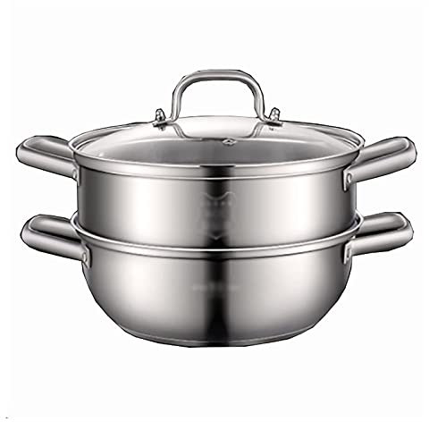 Olla Para Sopa - Stock Olla - Olla De Cocina, Vaporera/olla Para Sopa/olla Caliente 304, Vaporera Gruesa De Acero Inoxidable, Estufa De Gas Grande Para Cocina De Inducción Doméstica ( Size : 32cm )