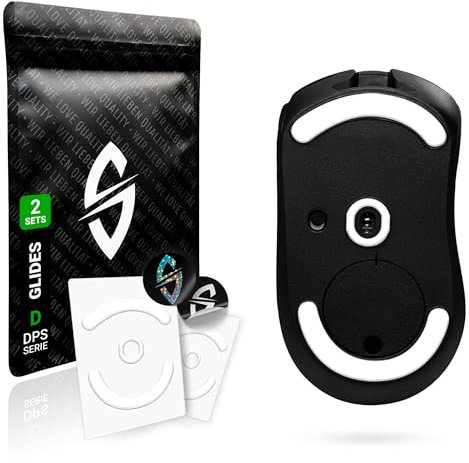 SensoryBoost DPS Glides (lot de 2) pour Logitech G703, G603, G403 - Ultra Rapides, Arrondi, Faible Friction, de Haute Qualité, Durable - Patins de Souris de Rechange, Skates, Accessoires souris gaming