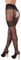 BANANALU gemusterte Ouvert Strumpfhose mit offenem Schritt 20 Den Intimo Noir 20 Nero S