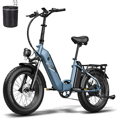 Fafrees FF20 Polar E Bike klapprad Erwachsene 48V Akkus straßenzulässig [ Offiziell ] E-Bike Klapprad 20 Zoll, E Fatbike Mountainbike 150KG, 12AH*2 Akkus Elektrofahrrad Fatbike für Damen Herren