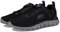 Skechers Track Broader, Zapatillas de Deporte Hombre, Black Mesh Pu Charcoal Trim, 42.5 EU