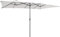COSTWAY Ombrellone da Giardino con Doppio Tettuccio, Grande Ombrellone da Esterno con 10 Stecche, con Manovella, Tetti Ventilati, 426 x 265 x 260 cm (Beige)