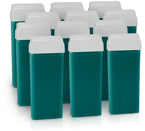 Roll On Cire Epilation Aloe Vera - 12 Recharges - Facile à étaler et à Retirer