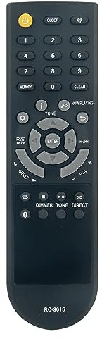 ALLIMITY RC-961S Ersatz Fernbedienung passend für Onkyo AV Receiver CR-N575D CR-N775D CR-N775S CRN575D CS-375D CS-N575 CS-N575D RC961S