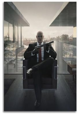 VZRSQZK Videospiel-Serie Hitman-Serie, Poster, dekoratives Gemälde, Leinwand, Wandposter und Kunstdruck, modernes Familienschlafzimmer-Dekor-Poster, 20 x 30 cm