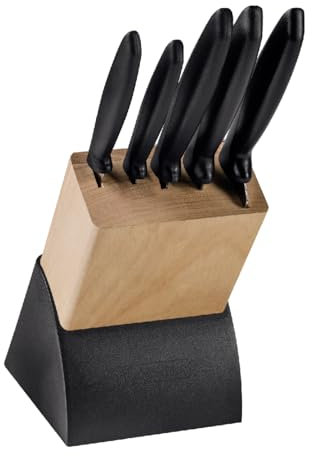 Tramontina - Bloc de couteaux Plenus 6pcs. Inox et plastique