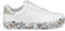 PAYMA - Zapatillas Bambas Deportivas con Plataforma de Mujer. Tenis Deporte, Casual y Caminar. Cordones y Cierre de Contacto. Interior Acolchado. Color: Blanco Musica. Talla: EU 38