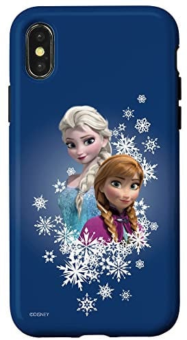 iPhone X/XS Disney Frozen Anna and Elsa Sisters and Snowflakes Case