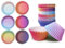 Gcardist Groß Muffinförmchen Cupcake Becher 300 Stück Lebensmittelqualität Verlauf Design Muffinpapier Backförmchen Cupcake Hüllen (Große Größe)