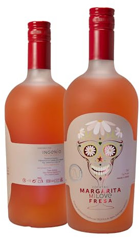 Margarita Milove fresa artesano, elaborado con tequila Agave azul, zumo limón ecológico, licor triple seco y jarabe simple. Listo para tomar. (2)