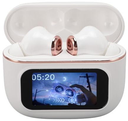 WL-Ohrhörer, ANC-Rauschunterdrückung, Bluetooth 5.4-Kopfhörer mit 4,5 Stunden Spielzeit, LCD-Vollfarb-Touchscreen, WL Bluetooth-Kopfhörer für Tablets, Laptops, Handys, Sport,
