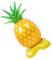 Generic Pineapple Inflator Animals Garland Bouncy Castle Tube Summer Props Kit Holder Air Pineapple Foil Yellow Aluminum Foil