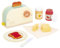 Janod Tostapane in Legno per Bambini-Gioco per imitare la colazione-10 Accessori Inclusi-con Toast Che saltano-Sviluppa l'immaginazione-da 3 anni-J06636, J06636