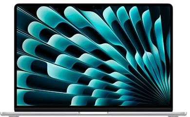Apple Portatile MacBook Air 15'' con chip M4 (2025): progettato per Apple Intelligence, display Liquid Retina da 15,3'', 16GB di memoria unificata, 512GB di archiviazione SSD, Touch ID; Argento