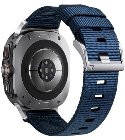 NotoCity Compatible avec Samsung Galaxy Watch Ultra 47mm 2025/2024 Bracelet pour Galaxy Watch Ultra Bracelet Léger et Respirant pour Hommes(Bleu marine)